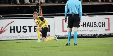 Müssen sich aufrappeln: Die Young Boys (im Bild Captain Lustenberger) vor dem Rückspiel in Portugal.