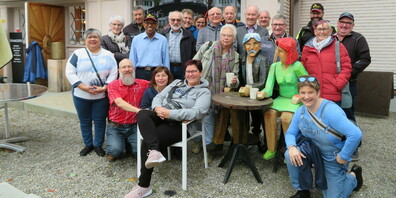 Die Montlinger Feldschützen besuchten die Goba-Manufaktur in Bühler