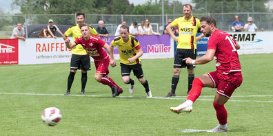 Valdet Istrefi versenkte den letzten und entscheidenden Penalty. (Archivbild)