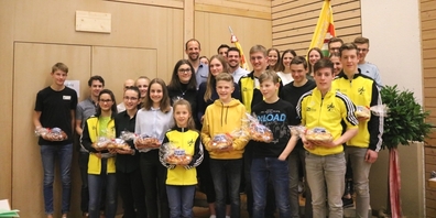 Die erfolgreichsten EinzelsportlerInnen des Vereins erhielten eine Ehrung für ihre Leistungen letztes Jahr.