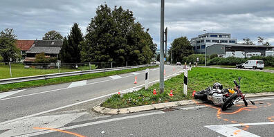 In Frauenfeld TG verunfallte am Montagmorgen eine 51-jährige Motorradfahrerin tödlich.