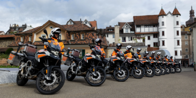 Neue Motorradflotte Kapo SG September 2023.