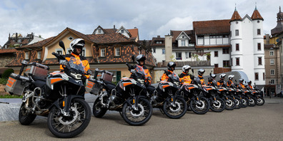 Die neue Motorradflotte mit der BMW 850F GS