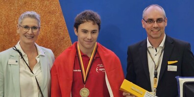Manuel Ulmann gewinnt Gold im Einzelwettbewerb der International Welding Competition.
