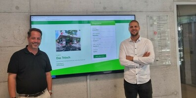 Die Organisatoren des ersten Thrugauer Nachhaltigkeitsforums Enzo Schrembs und Aaron Ulmann vom JCI Untersee Kreuzlingen.