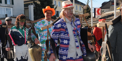 Kindermaskenumzug in Schindellegi (Bilder: Frieda Suter)