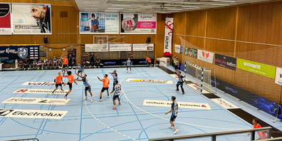 Die Kadetten Schaffhausen gewinnen mit 30:29 knapp gegen den HC Kriens-Luzern. 