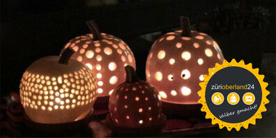Kürbislichter passen perfekt in die Herbstzeit.