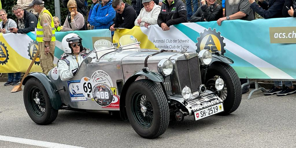 Christian Deuring im MG Q-Type, Jg. 1936