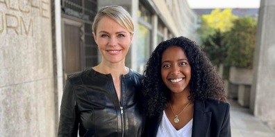 Natalie Rickli (links) und Sara Aduse wollen mit der Anlaufstelle u.a. die Sichtbarkeit der Problematik erhöhen.