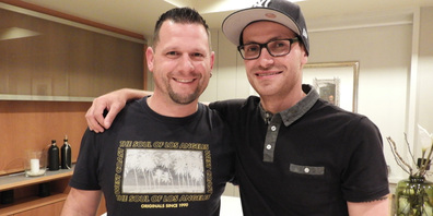 Links: Marco Eisenlohr, neuer Hexenmeister; Rechts: Marco Müller  