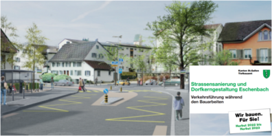 Aktuelle Informationen rund um die Bauarbeiten finden Sie immer auch auf der Gemeinde-Webseite.