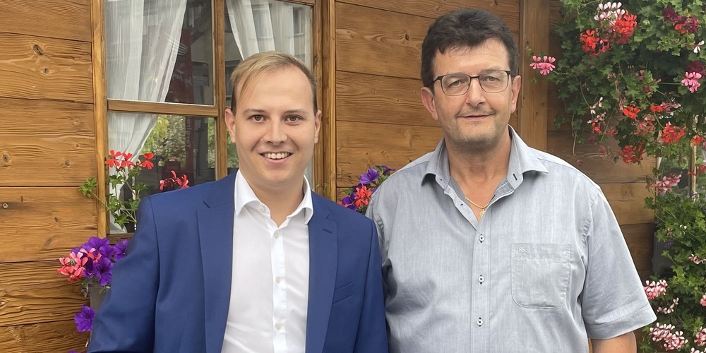 Die Nachfolge von Linus Thalmann (rechts) zu regeln, gestaltete sich nicht einfach. Lukas Huber, Unterwasser tritt nun in seine Fussstapfen. 