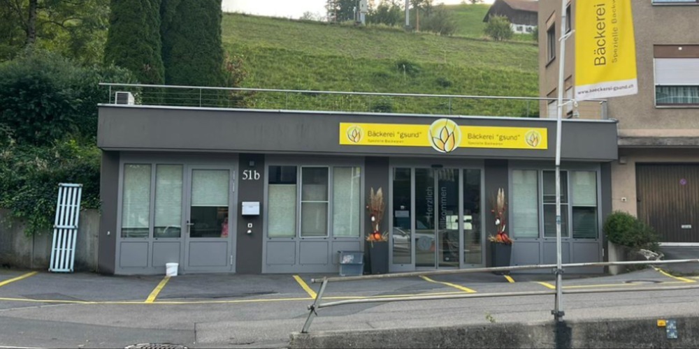 Die Bäckerei gsund AG in Schindellegi betreibt ein Ladenlokal und einen Online-Shop.