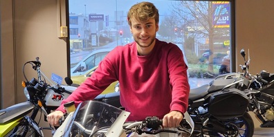 Start mit seinem neuen Unternehmen: Timo Zuberbühler ist Inhaber und Geschäftsführer von "Zubi Motos".