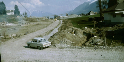Bauarbeiten an der N3 in Wangen.