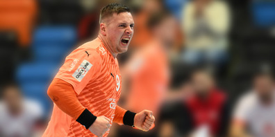 Jonas Schopper und die Kadetten gewinnen gegen den HSC Kreuzlingen. 