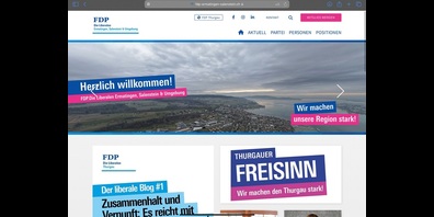 Die neue Homepage bekommt ein frisches Design.