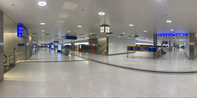 Hat man das schon mal gesehen? Menschenleerer Bahnhof um 10 Uhr morgens. (Bild: zvg)