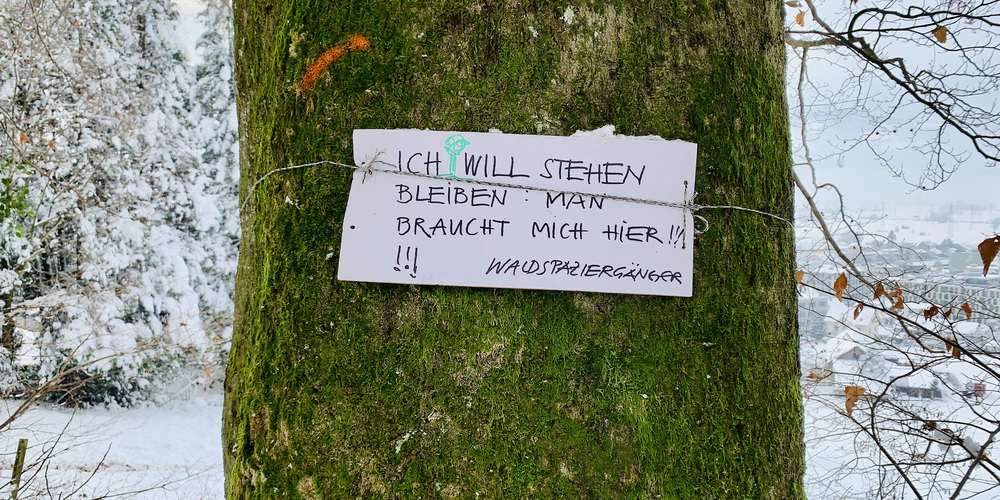 Die Botschaft spricht für sich