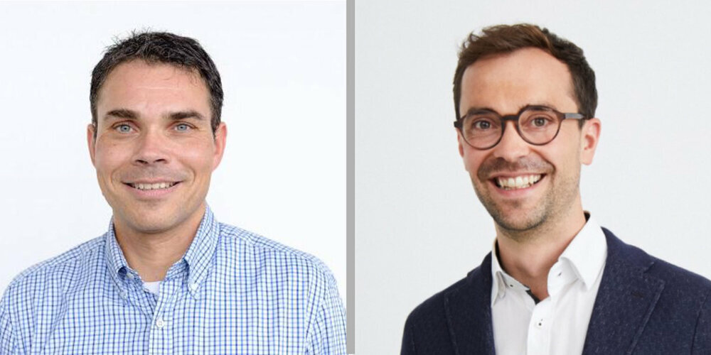 Markus Müller und Samuel Mösle führen die Standortförderung des Kantons Zürich ab 1. Januar 2024 gemeinsam.