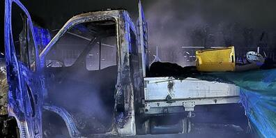 Als der Brand ausbrach, stand der Lieferwagen bereits auf dem Pannenstreifen der A1 bei St. Margrethen.