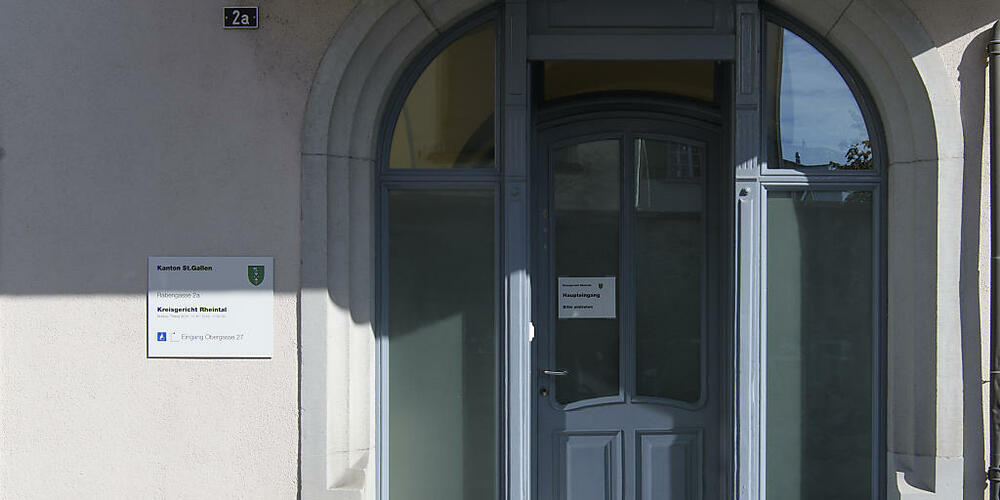 Das Kreisgericht Rheintal muss entscheiden, ob die Vorwürfe der Staatsanwaltschaft im Steuerbetrugsfall zutreffen. (Archivbild)