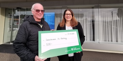 Roland Wetli (Jugendleiter SSB, Samariterverein) und Susanne Indermaur (Leiterin SGKB Au) Kontakt für