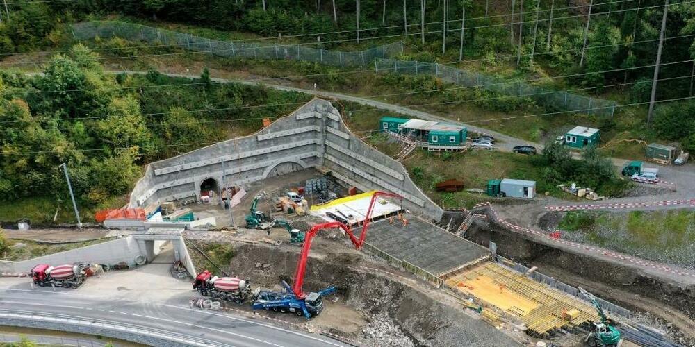 Für die Arbeiten beim Kaiserstuhl war für zwei Monate eine Totalsperre notwendig.