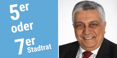 Raafat Morcos ist gegen den 5er-Stadtrat. Und wenn schon, müsse der Vorschlag an die Urne gebracht werden.