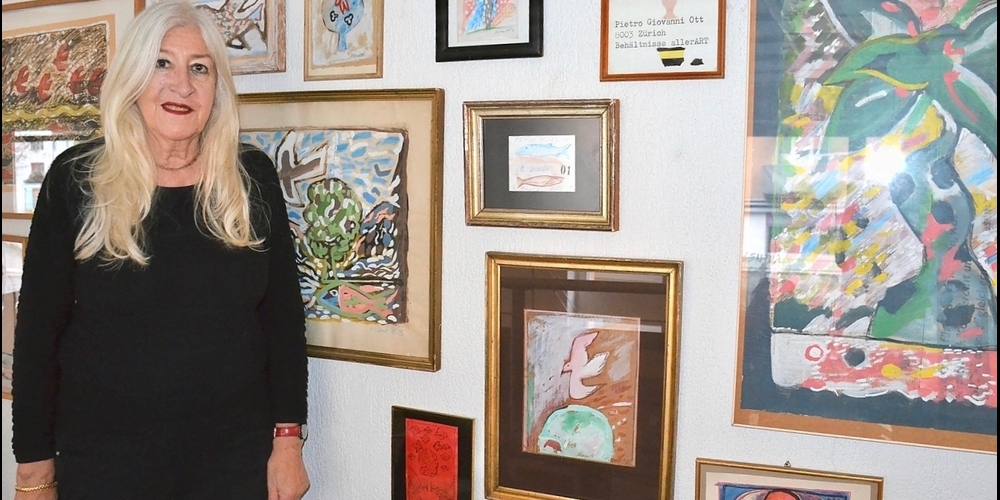 Monika Luck in ihrem Laden an der Schaffhauserstrasse 299.