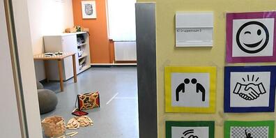 Gruppenraum in einer Kinder- und Jugendpsychiatrie. (Symbolbild)