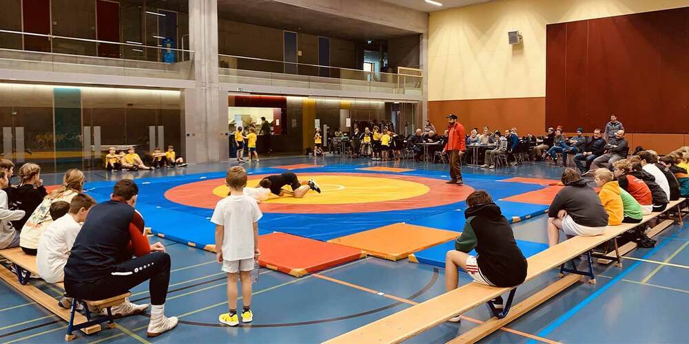 Spannende Kämpfe auf der Matte.