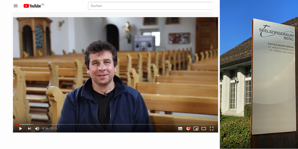 Der Seelsorgeraum Berg überträgt die Sonntagsdienste digital via Youtube-Kanal. 