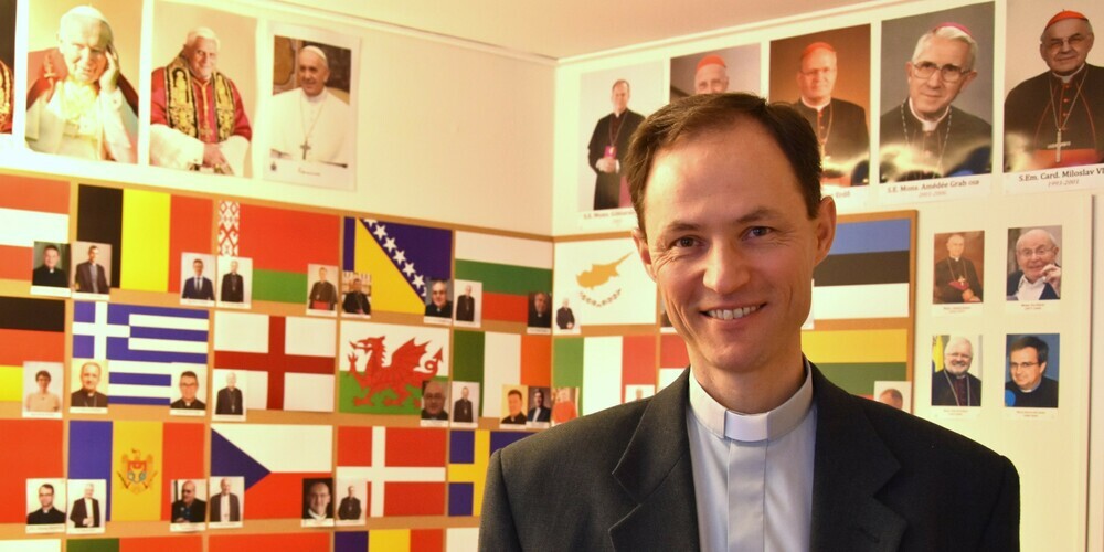 Martin Michalíček erklärt den Wegzug.