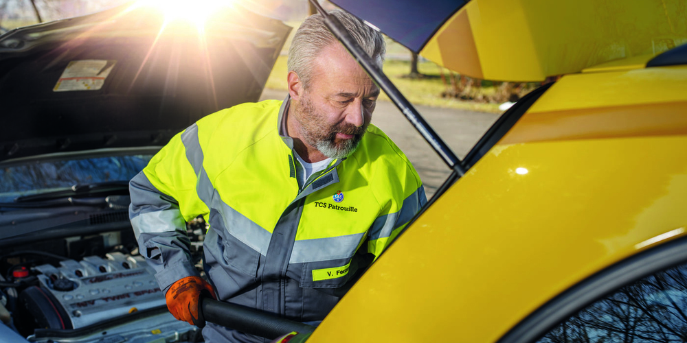 Der TCS bietet Gesundheitsangestellten einen kostenlosen Pannendienst an. (Bild: zvg)
