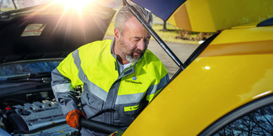 Der TCS bietet Gesundheitsangestellten einen kostenlosen Pannendienst an. (Bild: zvg)