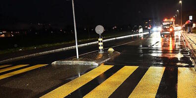 Auf diesem Fussgängerstreifen in Rapperswil-Jona wurde eine Frau angefahren und schwer verletzt.