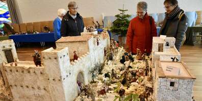 Die grösste der ausgestellten Krippen.