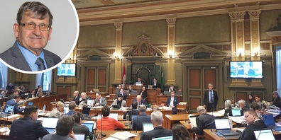 1973 startete Christian Rüegg (kl.) seine politische Karriere als Gemeinderat in St.Gallenkappel, 2000 wurde er Kantonsrat.  Die SVP-Ortspartei blickt zurück.