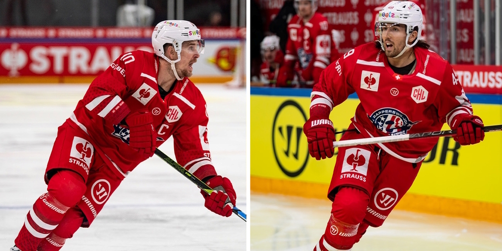 Lakers-Captain Roman Cervenka (l.) darf nicht eingesetzt werden, während Stürmer Victor Rask verletzt ist.
