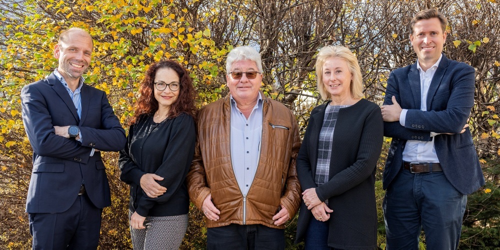 Von links: Daniel Hartmann, Silvana Mulle, Jürg Rohrer, Uschi Scherer, Pirmin Hutter