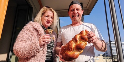 Michaela Huber und Beat Bremgartner mit vollem Engagement.