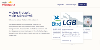 So sieht die neu lancierte Website aus.