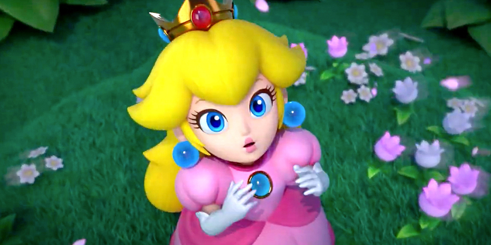 Angst und Schrecken: Gleich wird Peach von Bowser entführt.