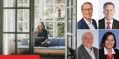 Ist ein fossil betriebener Heizkessel älter als zehn Jahre, ist es an der Zeit, über einen Ersatz nachzudenken. Lassen Sie sich von unseren Finanzierungsexperten beraten: Oliver Schmid (Raiffeisenbank Benken), Martin Hefti (Raiffeisenbank-Rapperswil-Jona), Rolf Güntensperger (Raiffeisenbank Schänis-Amden), und Karin Schir (Raiffeisenbank am Ricken) helfen Ihnen gerne weiter.