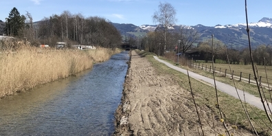 Dieses Bild des abgeholzten Aabachs bei Schmerikon brachte die Fischer in Stellung (Linth24, 27. März 2020).