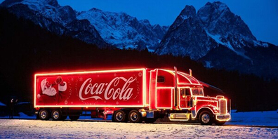 Der Coca-Cola Weihnachtstruck ist unterwegs: Am Freitag, 15. Dezember, hält er beim Pizolpark in Mels. 