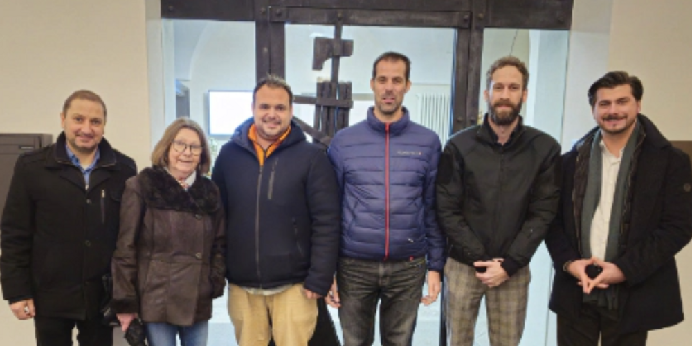 Von links:  Patrick Jetzer, Marianne Knüsli, Ramon Rüegg, Ralph Bossi, Marc Buschor (Präsident Aufrecht SG), Armin Freund