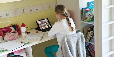 Die OBS-Schüler folgen dem normalen Unterricht zu Hause. Die Stundenpläne bleiben wie gehabt.  (Bild: zvg)